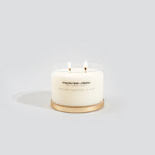 Load image into Gallery viewer, Gold Lid Soy Candle | English Pear + Freesia