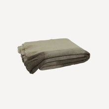 Load image into Gallery viewer, Plaid Fringe Throw | Beige Brown