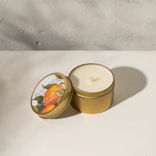 Load image into Gallery viewer, Handpoured Soy Candle in Travel Tin | Brass