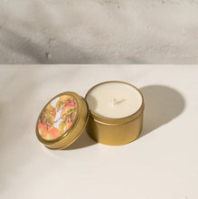Load image into Gallery viewer, Handpoured Soy Candle in Travel Tin | Brass