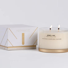 Load image into Gallery viewer, Gold Lid Soy Candle | Honey + Hay