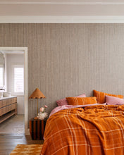 Load image into Gallery viewer, Santa Monica Pecan Tartan Linen Pillowcases Standard 2P Set || Kip & Co