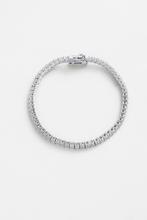Load image into Gallery viewer, Dani Tennis Bracelet | Silver 18cm || Zafino
