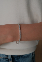 Load image into Gallery viewer, Dani Tennis Bracelet | Silver 18cm || Zafino