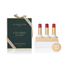 Load image into Gallery viewer, LUK New Lip Trio - Lucious Reds Lip Nourish