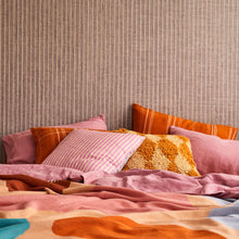 Load image into Gallery viewer, Santa Monica Pecan Tartan Linen Pillowcases Standard 2P Set || Kip & Co