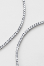 Load image into Gallery viewer, Dani Tennis Necklace | Siver || Zafino