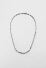 Load image into Gallery viewer, Dani Tennis Necklace | Siver || Zafino