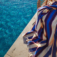 Load image into Gallery viewer, Selene Bath Sheet | Azure