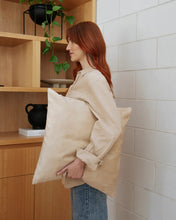 Load image into Gallery viewer, Ava Velvet Cushion | Nougat