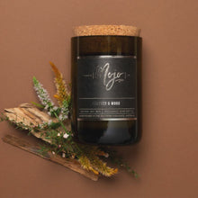 Load image into Gallery viewer, Leather & Wood | MOJO Black Label Wine Bottle Candle