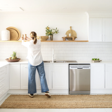 Load image into Gallery viewer, Lewis Self Stripe Wool + Jute Rug