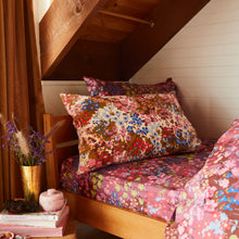 Load image into Gallery viewer, Aisha - Plumberry - Cotton Fitted Sheet | SAGE & CLARE