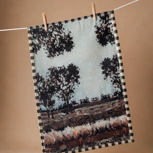 Load image into Gallery viewer, Open Spaces | Linen Tea Towel
