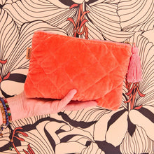 Load image into Gallery viewer, Poppy Queen Velvet Cosmetics Purse