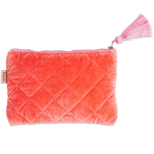 Load image into Gallery viewer, Poppy Queen Velvet Cosmetics Purse