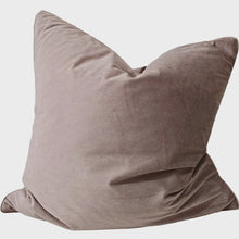 Load image into Gallery viewer, The Boulevard Luxe Velvet Cushion | Midnight Mauve
