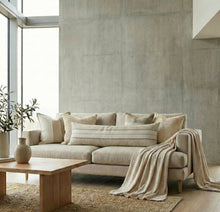 Load image into Gallery viewer, LUMERE Stripe Lumbar Cushion