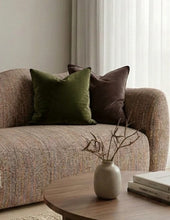 Load image into Gallery viewer, The Boulevard Luxe Velvet Cushion | Forest Green