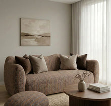 Load image into Gallery viewer, The Boulevard Luxe Velvet Cushion | Milk Chocolate