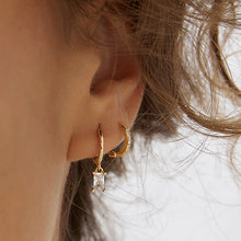 Load image into Gallery viewer, Tabitha Gold Huggie Earrings | Midi
