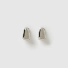 Load image into Gallery viewer, Tess Silver Hoop Earrings