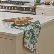 Load image into Gallery viewer, Tumbling Flowers Linen Teatowel | Kip and Co