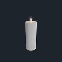 Load image into Gallery viewer, Flameless Candle | Nordic White | Pillar