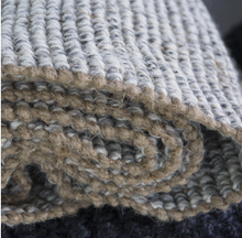 Load image into Gallery viewer, Carter Wool Rugs + Runners  | Grey + Natural