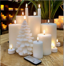 Load image into Gallery viewer, Flameless Candle | Nordic White | Pillar