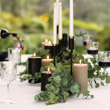 Load image into Gallery viewer, Flameless Candle | Textured Black | Pillar