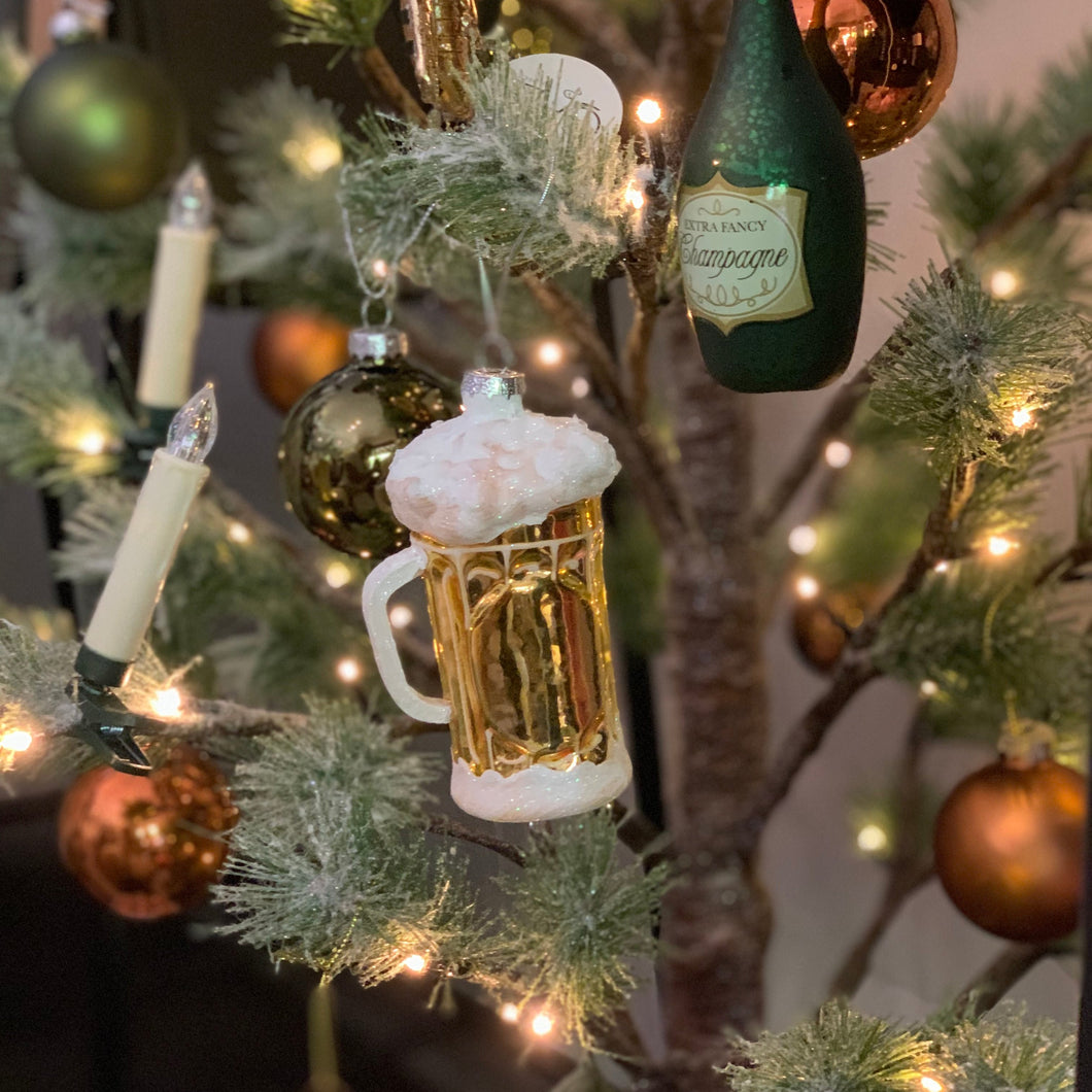 Frothy - Beer Glass Christmas Decor