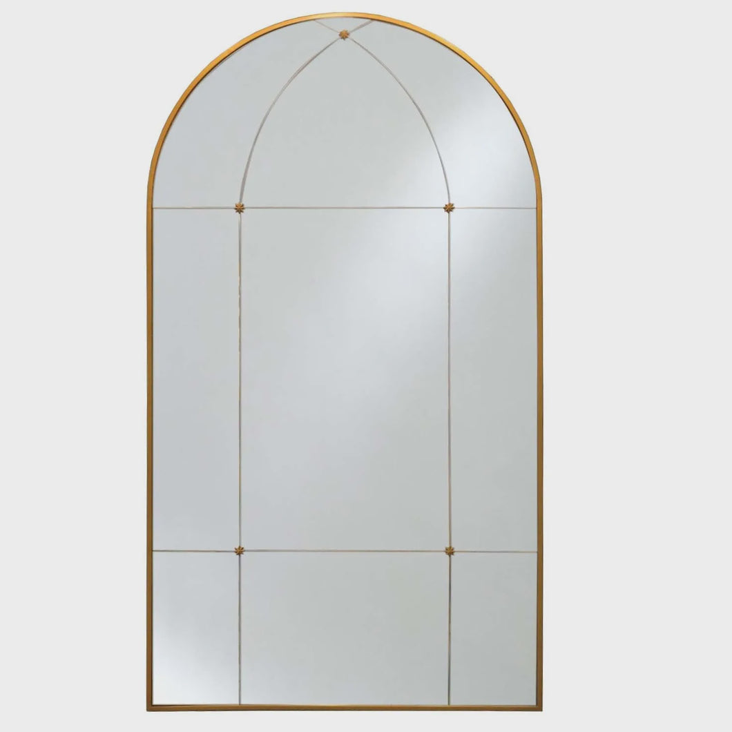 Large Arched Mirror | Gold