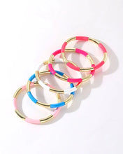 Load image into Gallery viewer, Colourful Enamel Stacking Bracelet
