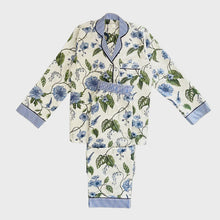 Load image into Gallery viewer, Georgie Blue Floral Pyjama Set
