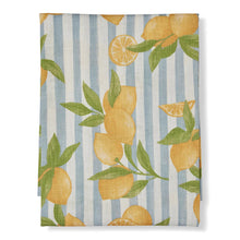 Load image into Gallery viewer, Lemon Stripe Tablecloth
