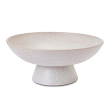 Load image into Gallery viewer, Ceramic Pedestal Bowl  || Speckle
