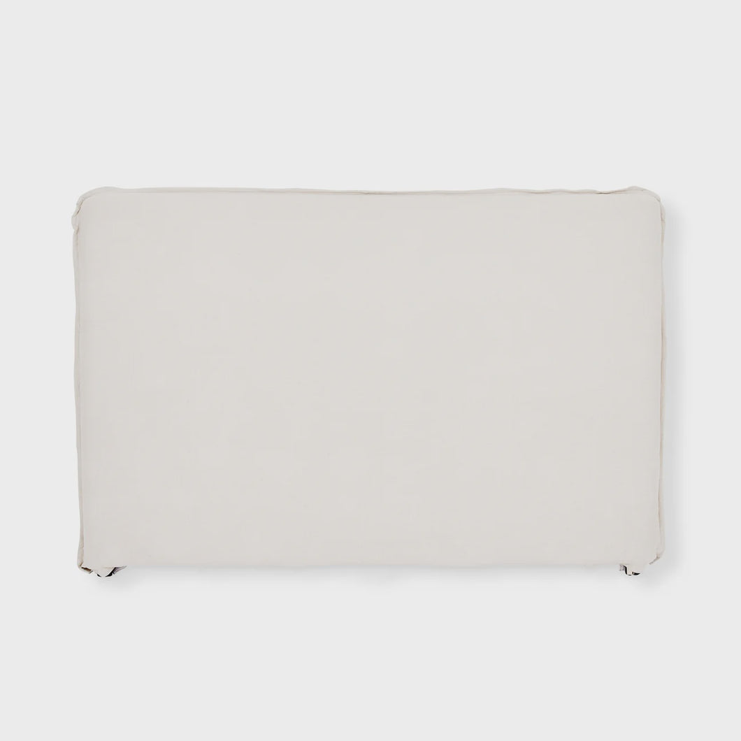 Beau Bedhead Base with Slip Cover Options | Queen