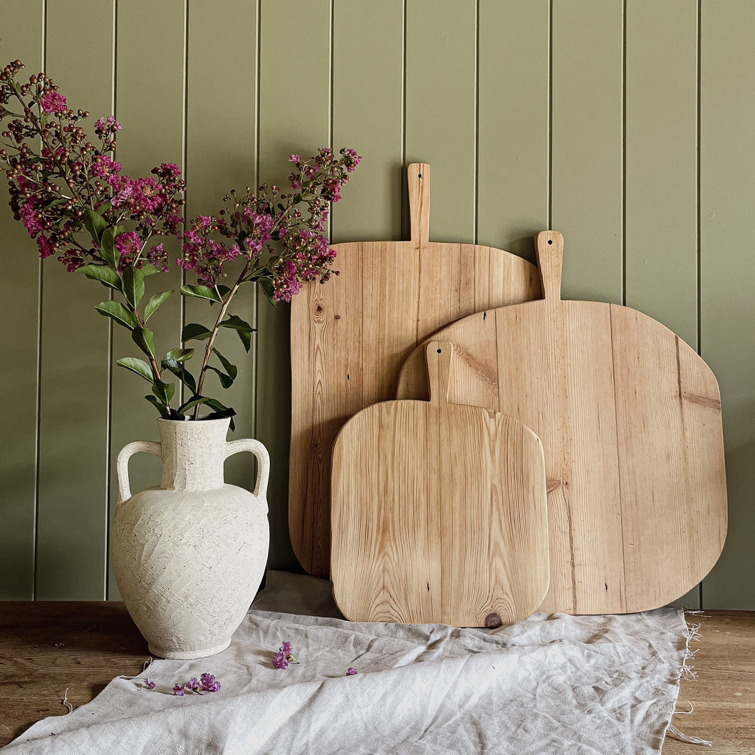 Handmade Reclaimed Baltic Pine Board- Large Rectangle Organic | Ivy Alice Vintage