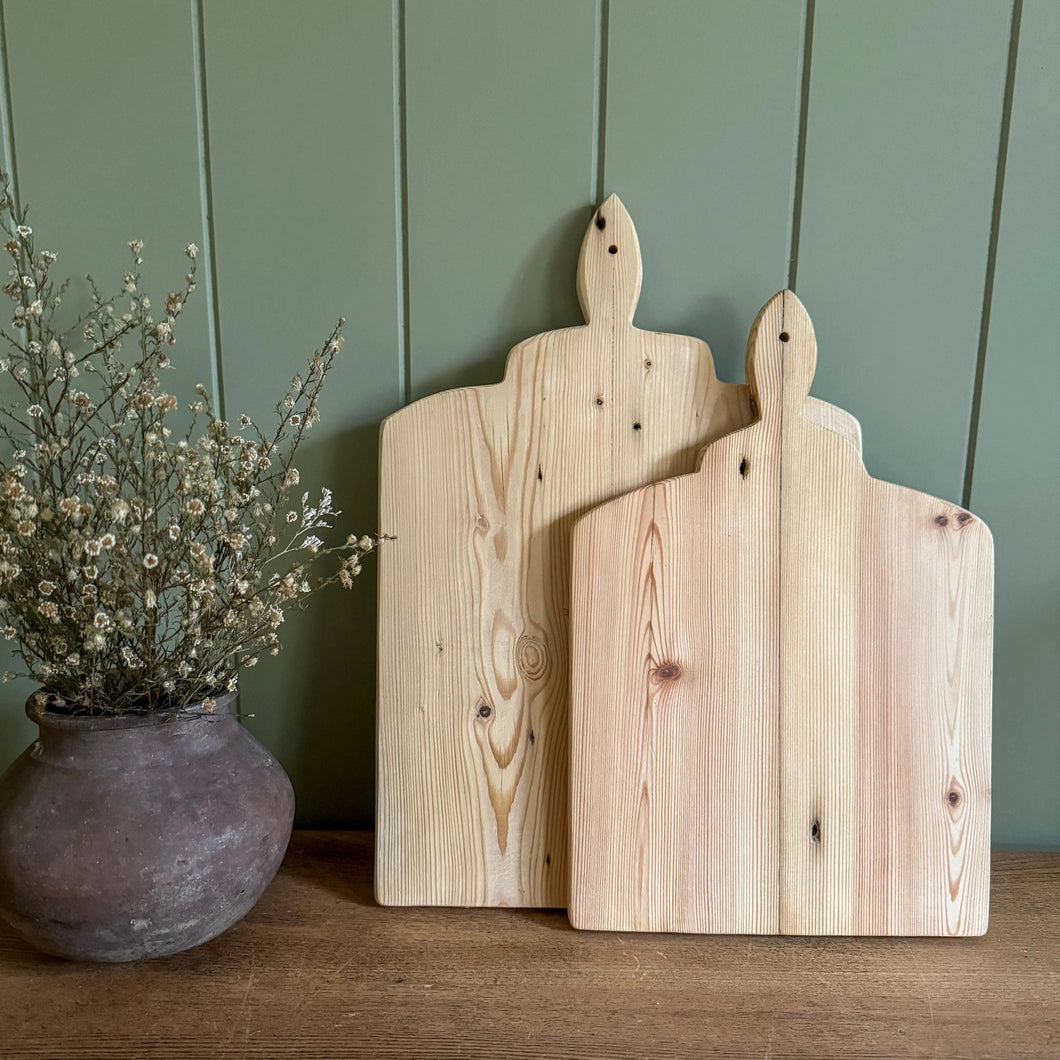 Handmade Reclaimed Baltic Pine Board - Medium Frenchie Square