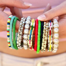 Load image into Gallery viewer, Colourful Enamel Stacking Bracelet
