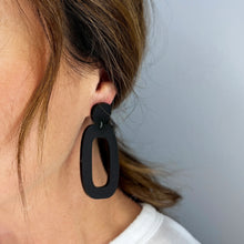 Load image into Gallery viewer, Riley Earring in Matte Black
