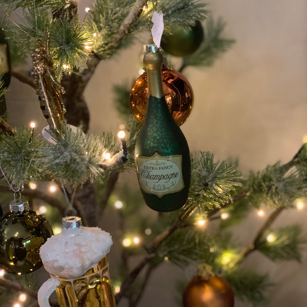 Champagne Hanging Christmas Decor