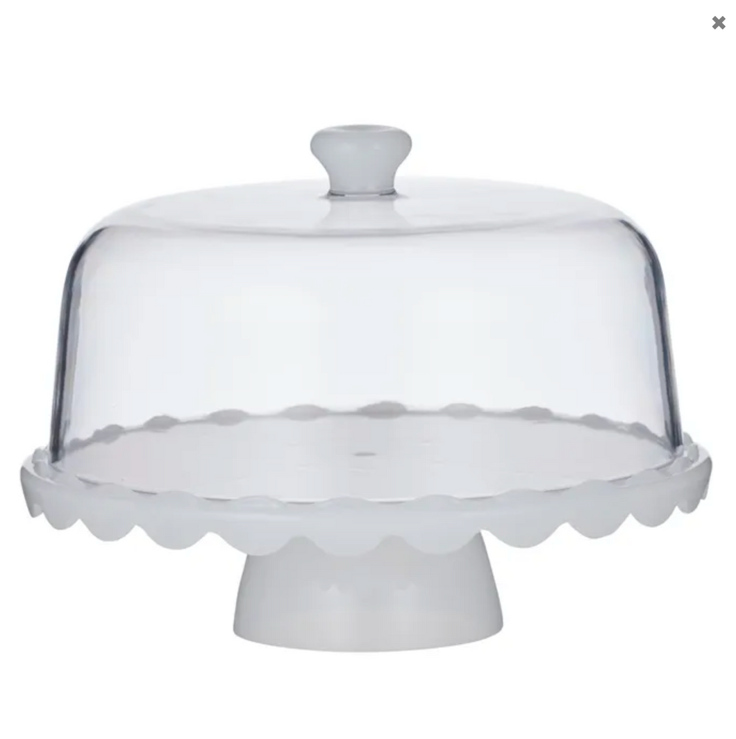 Acrylic 2-in-1 Server | White