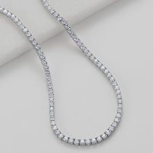 Load image into Gallery viewer, Dani Tennis Necklace | Siver || Zafino
