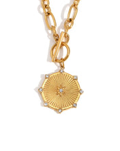 Load image into Gallery viewer, Elle Gold For Chain Necklace with Pendant
