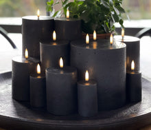 Load image into Gallery viewer, Flameless Candle | Matte Black | Triple Wick
