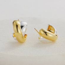 Load image into Gallery viewer, Freya Hoop | Gold + Silver
