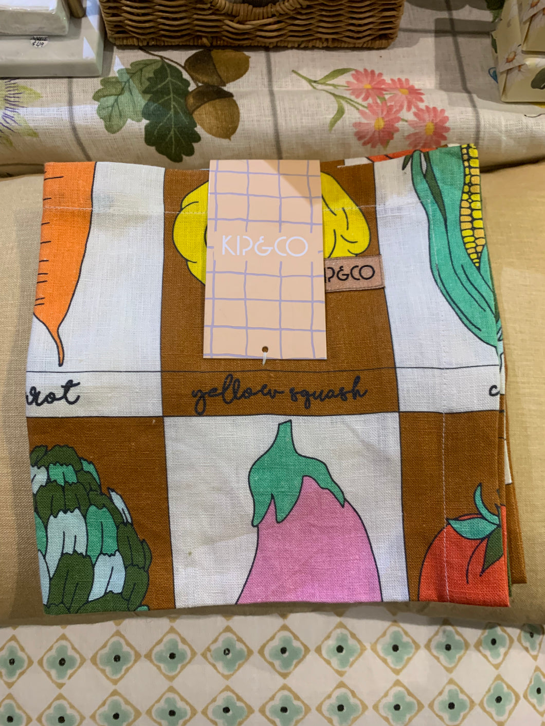 Vegie Box Linen Napkin Set