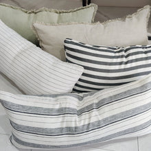 Load image into Gallery viewer, Stripe Linen Lumbar Cushion 90cm
